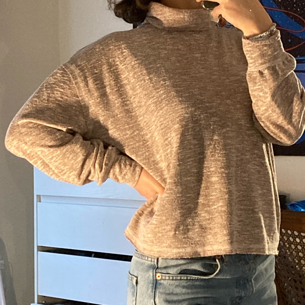 cream long sleeve turtleneck